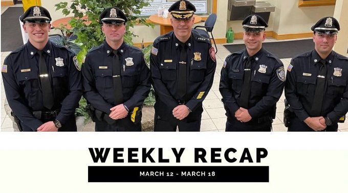 Franklin Police - Weekly recap for 3/12 - 3/18/23