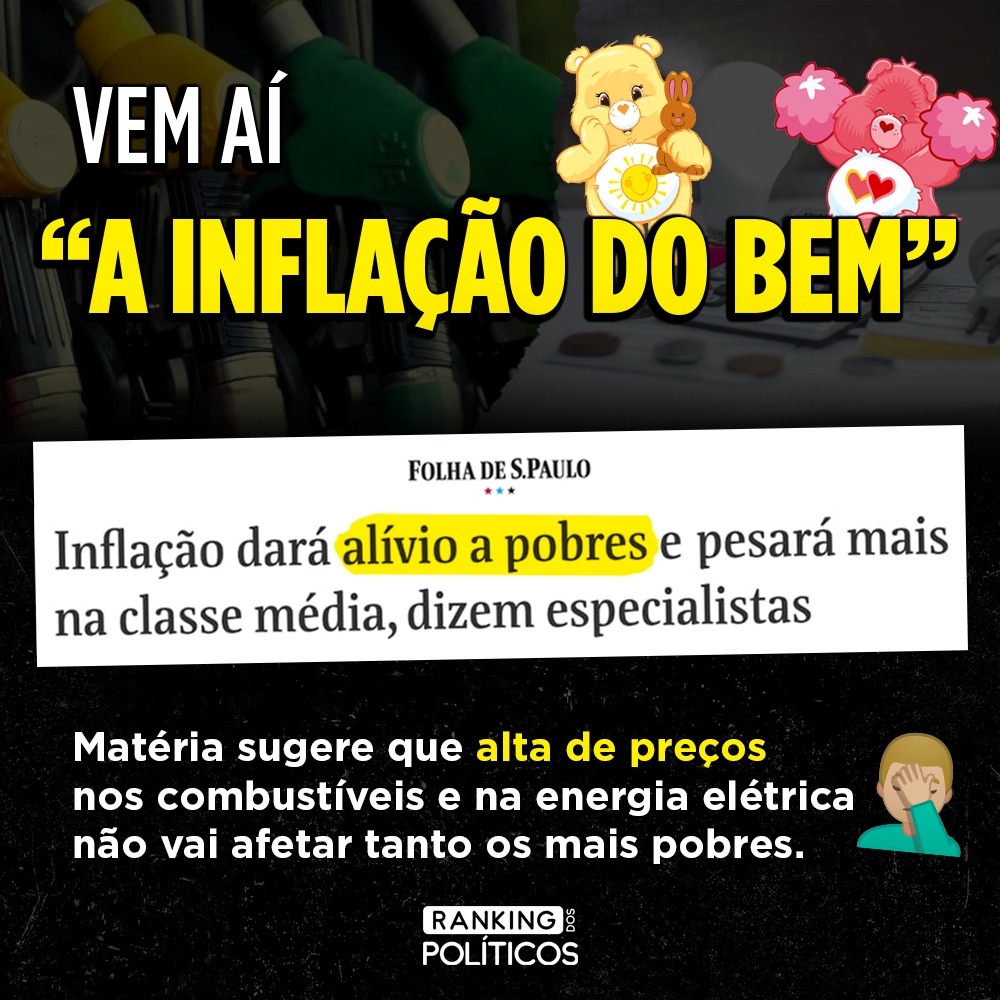RankPolitico's tweet photo. Essa é nova... 

A alta dos combustíveis e da energia elétrica, prevista para este ano, vai afetar diretamente e indiretamente o bolso dos mais pobres.

Uma alta no preços dos combustíveis afeta o custo do transporte de tudo no BR, que é feito principalmente por caminhões.

+ https://t.co/BxGn3nOH09
