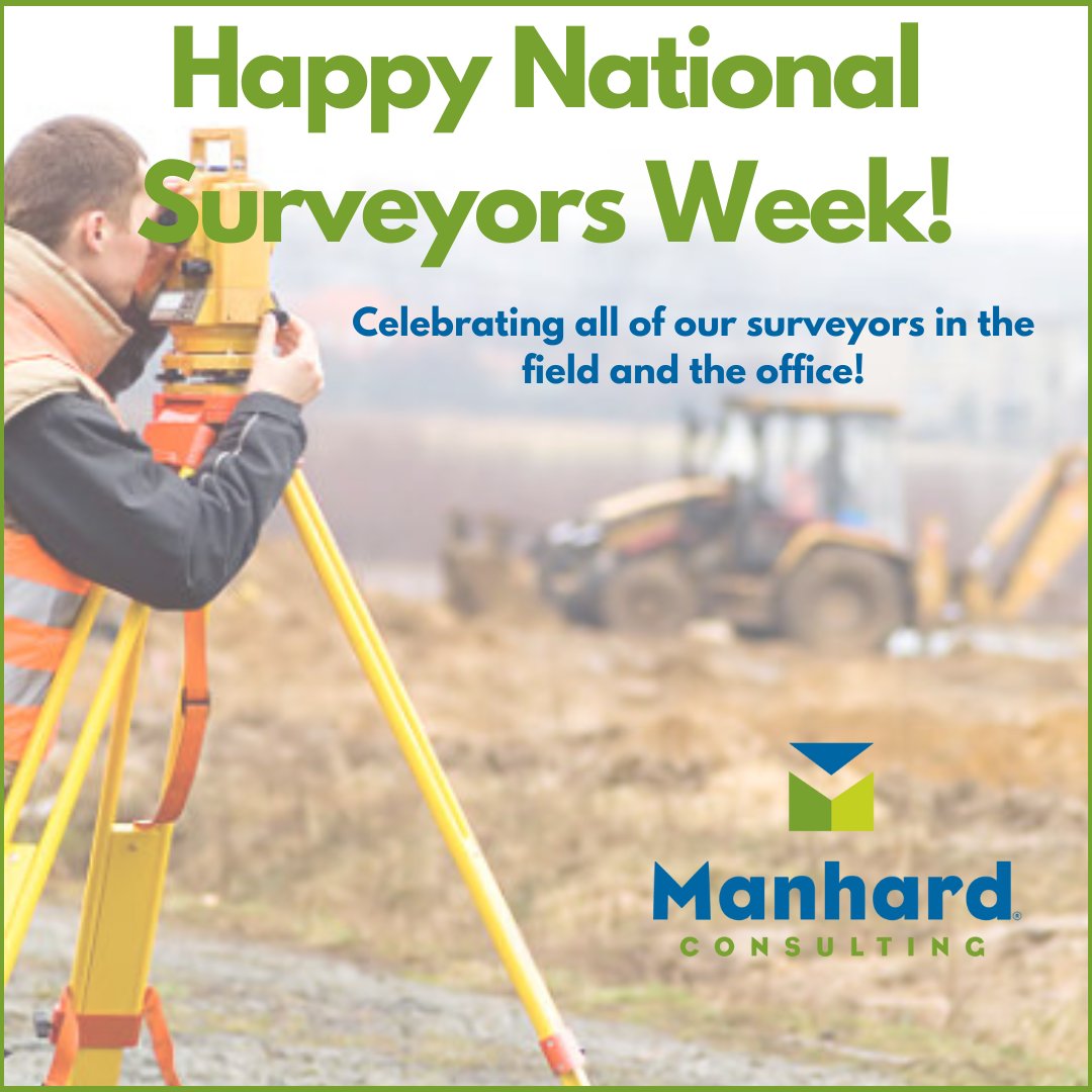 Happy National Surveyors Week to all surveyors, but especially to our hardworking crews in our Colorado, Illinois, Nevada and Texas offices. #nationalsurveyorsweek #nsps