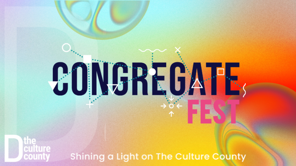 CultureCounty's tweet photo. Congregate Fest is a free and exciting mini festival of ideas and creativity, showcasing great talent from across County Durham.
Join us Saturday at #CongregateFest 11-2 at @BishopTownHall to get a sneak preview of the ambitious #DurhamCultureCounty plans https://t.co/VpfOvobsft https://t.co/6u7M1xF3rn