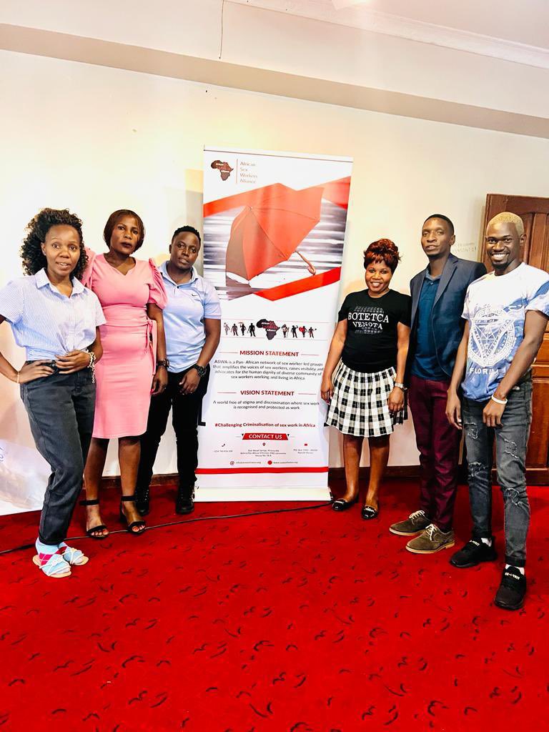 ServiceUganda's tweet photo. SWING-UG has been part of the #3rdALESWA Leadership training were we empahasised social protect and SRHR for sex workers in Africa thank you @UNESO and @ASWA for the oppotunity. https://t.co/cwQfmV4BT0