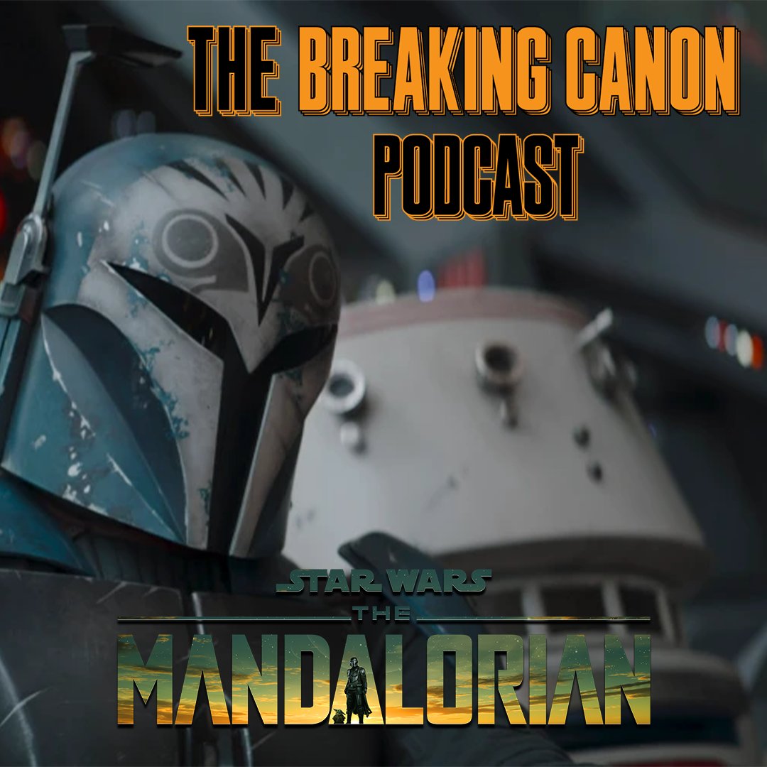 breakcanonpod's tweet photo. We're breaking down the latest episode of #TheMandalorian this week on the pod! Listen to our in-depth discussion of Chapter 19 of the #StarWars series, now streaming wherever you get your podcasts! 

https://t.co/f94RTHcOJh https://t.co/xDEWzRqBtM