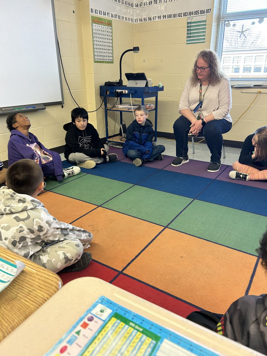 Students reconnecting with their teacher and peers with relational circles this morning. #wpsproud
