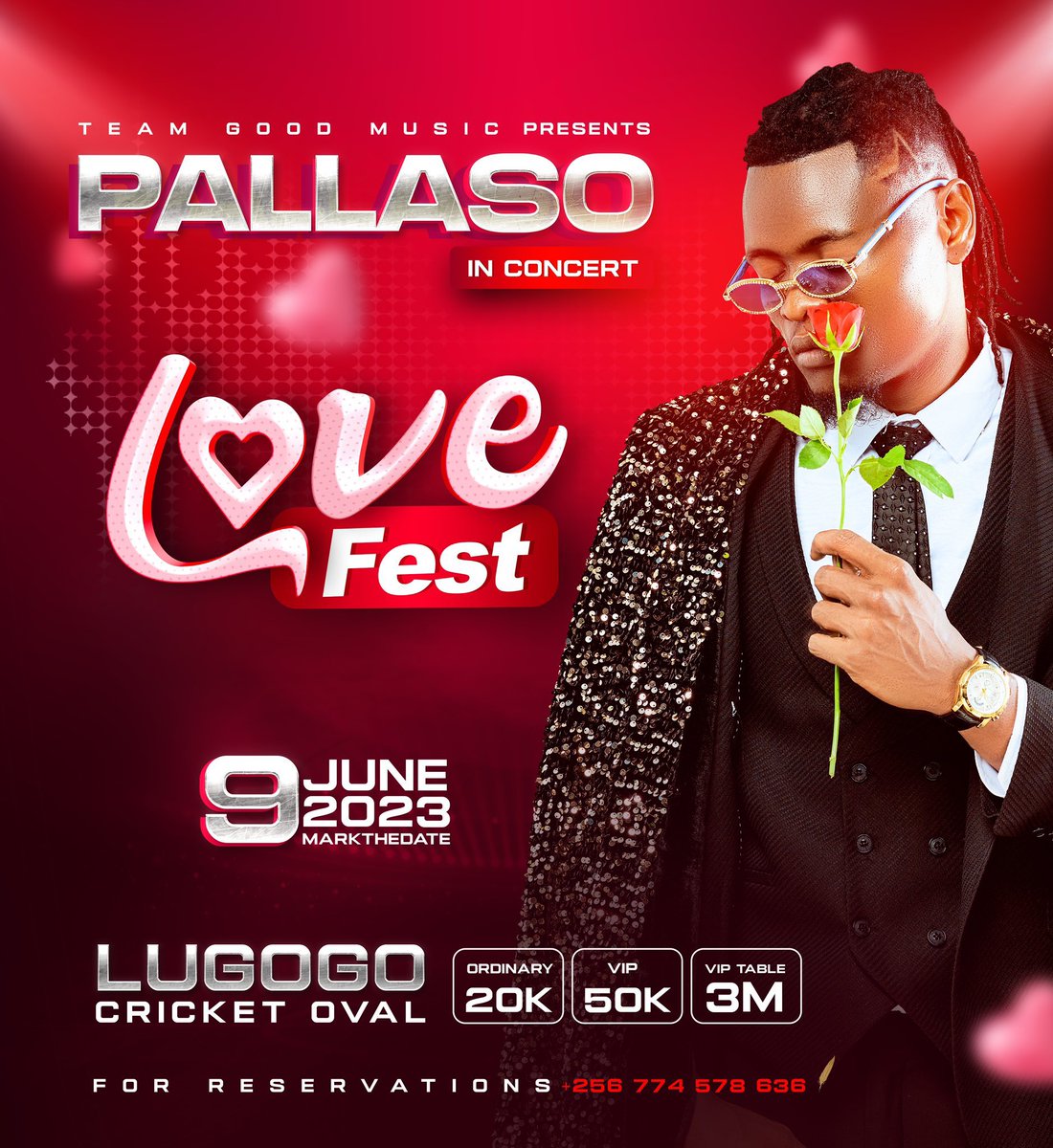 We are just counting days #lovefest #9thjune #ligogocricketoval let’s go in for #pallaso