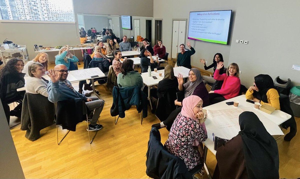 Our integrated Health & Well-being team at a review & planning day. We’re building a long term Population Health programme to work with the residents of our PCN area to improve health and social outcomes and reduce inequalities. ⁦@Bromley_by_Bow⁩ ⁦@BBB_Health⁩