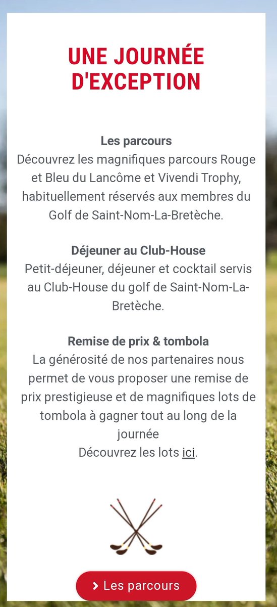 CedricPM's tweet photo. Un petit coup de 👍🏾 les amis svp.
Le 18 avril, avec @LesElusduCoeur on tape la balle au Golf de Saint-Nom-la-Bretèche à l'occasion du #tropheeducoeur ❤️ au profit de @mecenatcardiaqu
Objectif : sauver des enfants malades cardiaques issus de pays défavorisés. 🤗 On cherche 4 généreux golfeurs licenciés, t'es partant ?
Toutes les autres infos en MP.
Retweet bienvenus 😘