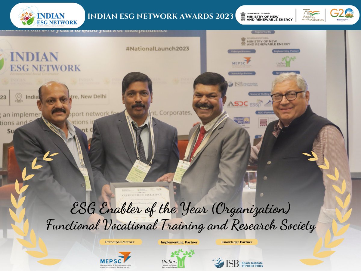IndESGNetwork's tweet photo. The Indian ESG Network was established to promote awareness of ESG (environmental, social, and governance) issues in the Indian ecosystem. There is an alarming need to unite all ecosystems and encourage a shift from consumption to contribution. In line with this goal,(Contd) https://t.co/qYmhQTPzPl
