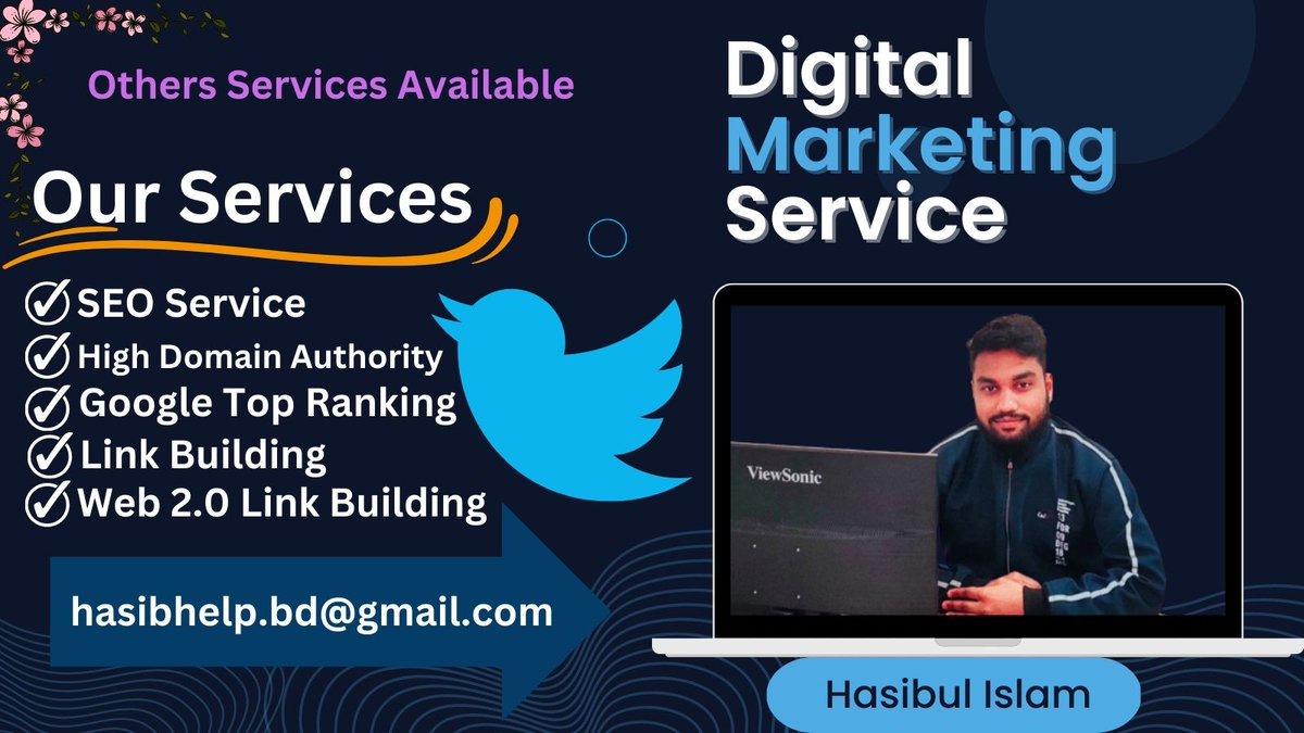 I will do high-quality link building and authority dofollow seo backlinks service.

#seoexpert
#digitalmarketer 
#Socialmediamanager
#DigitalMarketing 
#virtualassistant
#linkbuilding
#professionalseoexpert
#seoservices
#Trending 
#googletopranking