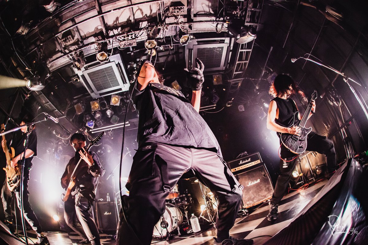exception_tokyo's tweet photo. ◤◢ Photos ◤◢
#渋谷区RMDS 
公式カメラマンRickey-styleさんと最高な演者さんによる最強＆最高なフォトを公開！
#裏切者死罪
#ariseInstability
#ovEnola
#ulmasoundjunction
2023/03/18 @ 渋谷CYCLONE
https://t.co/T5ITZwZr93

Photo by Rickey-style(@Rickey_phot) from MR.GOD https://t.co/5NCaxj2GsO