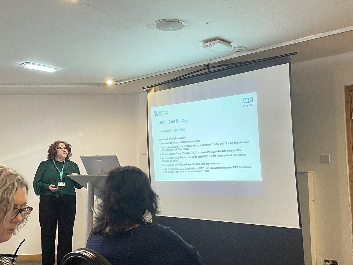 Brilliant presentations by @IgualadaPaula Monica Franklin and @WillacySuzanne on #PerinatalPelvicHealth Women and people in your areas are so lucky to have had you codesigning and implementing PPHS. Brilliant work from three inspirational HCPs 👏