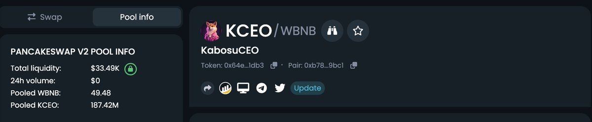 Kabosu_CEO's tweet photo. KabosuCEO socials have been updated on @DEXToolsApp 🔥
Add it to your favourites 🫡
https://t.co/wSNUg7Uyw2
$KCEO #Kabosu #KCEO #Elon #Binance #CZBinance https://t.co/NNqtM1xi8z
