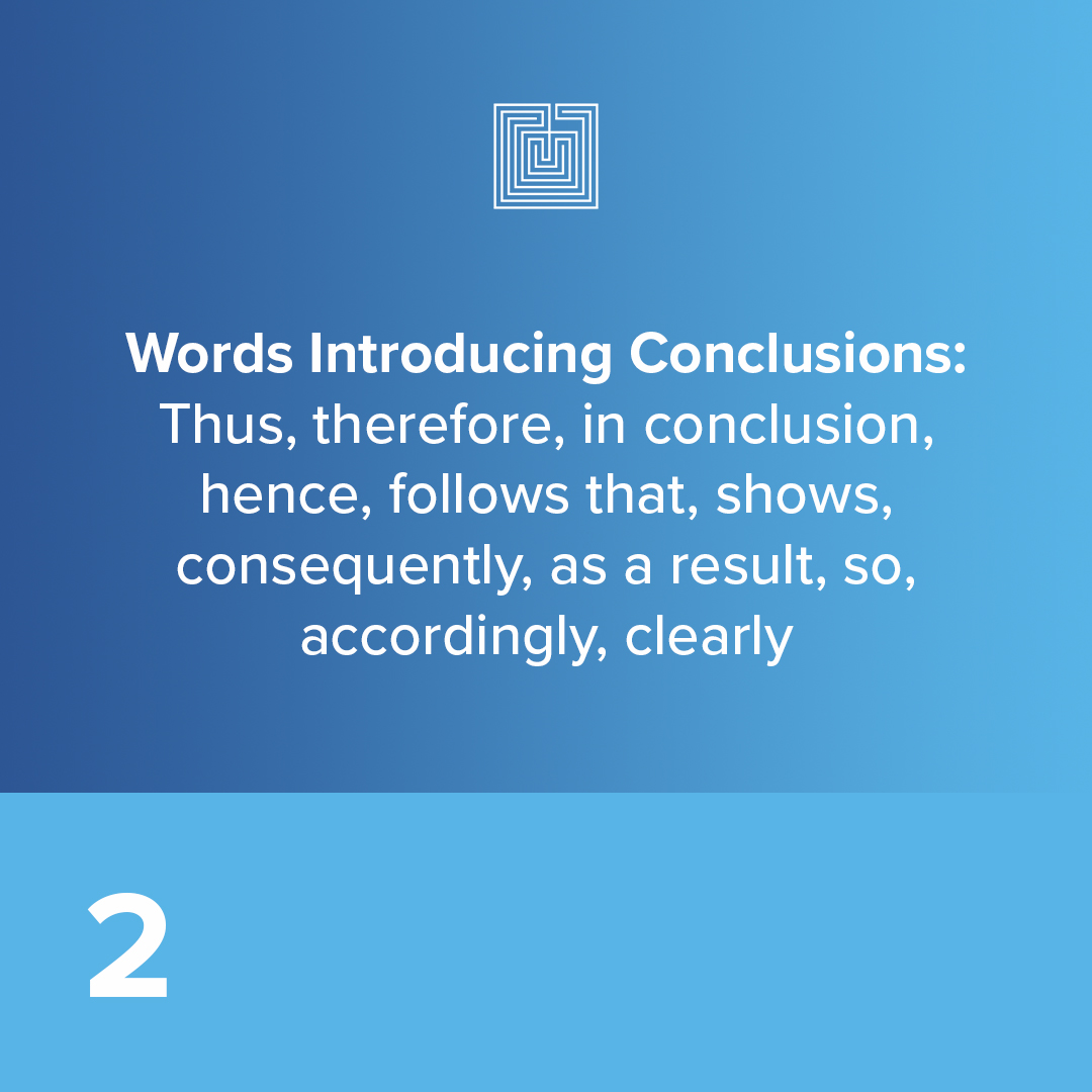 BlueprintLSAT's tweet photo. 🔥 Swipe through to see another list of terms to memorize for the LSAT, this time words that indicate a premise or a conclusion. See more terms to memorize: https://t.co/HY6Fgko2d8 #LSAT #prelawtwitter https://t.co/w9fYyn8i4a