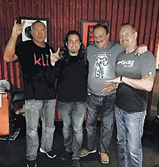 tenacious1tyler's tweet photo. Scott Hall, @JakeSnakeDDT, and @RealDDP with @tenacious1tyler . These are 3 people I grew up idolizing that helped me as an adult, personally, and through inspiration, change my life for the better and hopfully inspire the world. Thank you forever! #tenacious4life https://t.co/xjHX6H2ncH