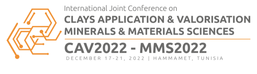 CAV2022
Clays Application and Valorisation and MMS2022 - Minerals and Materials Sciences, an international joint meeting co-organised by Tunisian Clay Group and Italian Association for the Study of Clays. It will be held on 20-25 March 2022 in Hammamet-Tunisia.