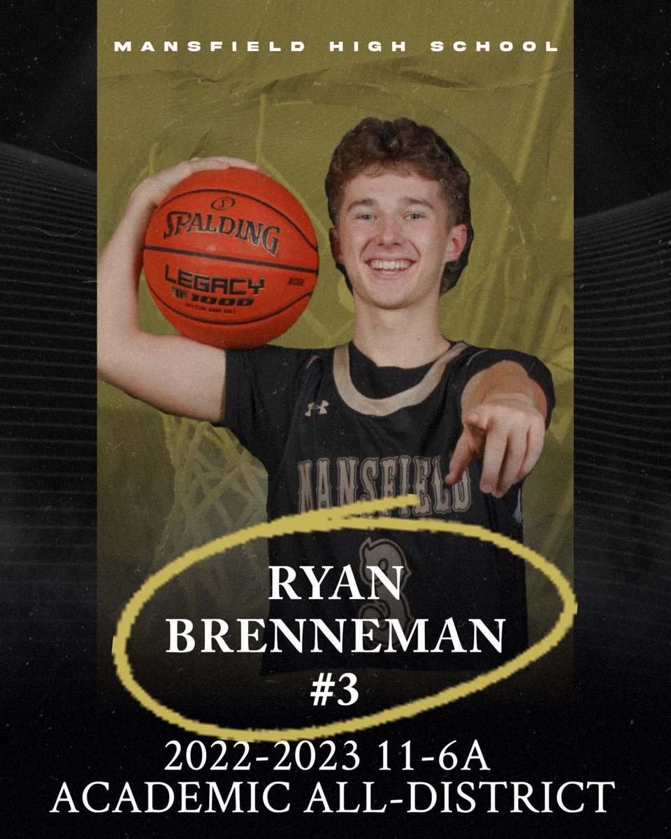 Congrats Ryan, Academic All District!