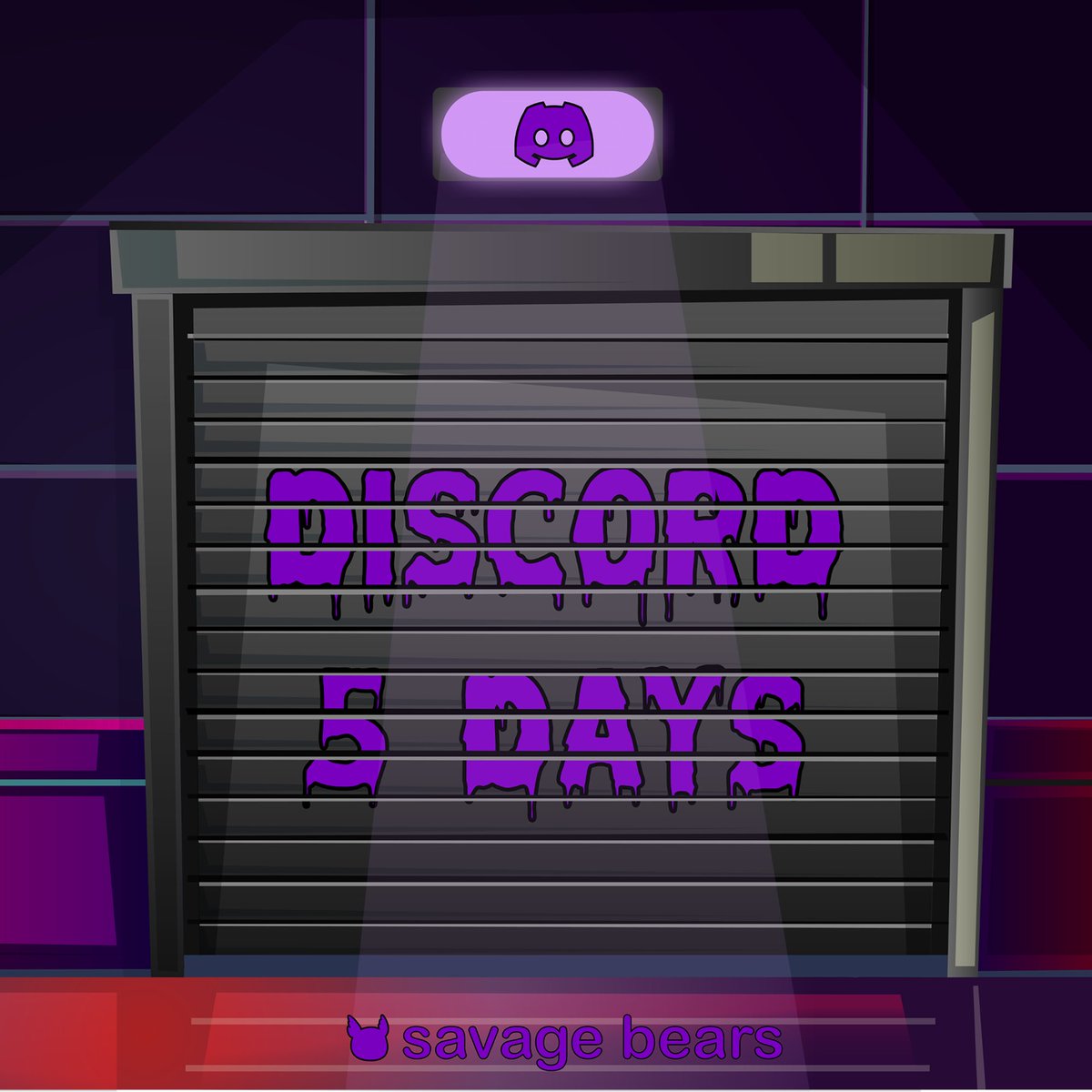 SavageBearsNFT's tweet photo. Only 5 days left until Discord opens! Those who engage will earn early access, special roles, OG role, Gold Pass, and other privileges 🩸

🎫 To enter:
1- Like/RT and Turn on Notifications 🔔
2- Follow @SavageBearsNFT

#CNFT #CNFTCommunnity #NFT #NFTGiveaways #NFTCommunity https://t.co/hepsBFnHmn