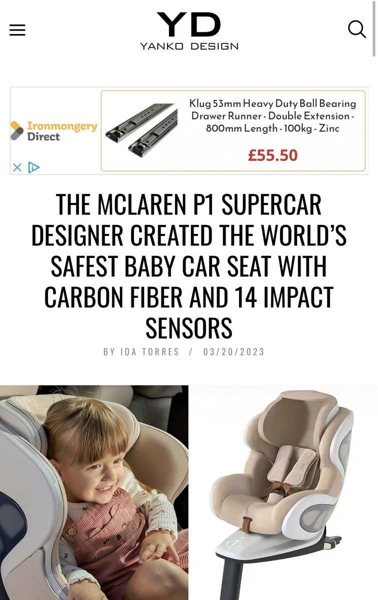 Still think it'd be safer if people didn't take their babies in supercars.