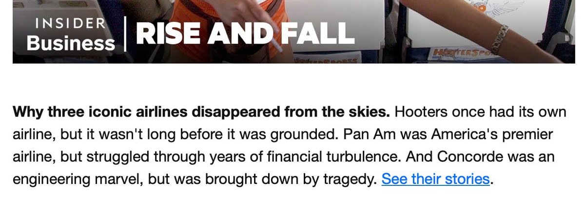 Three iconic airlines