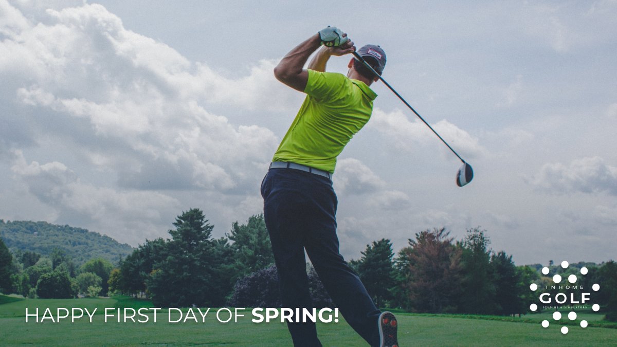 InHomeGolf's tweet photo. Aside from basketball madness &amp; baseball spring training, the anticipation to get out on the course is the best part of the season.

#HappyFirstDayOfSpring https://t.co/ShvusD2A50