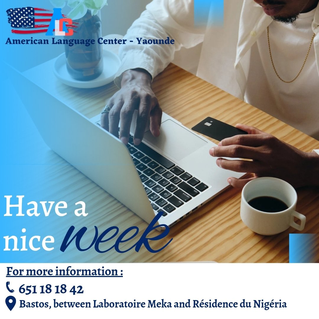 AlcYaounde's tweet photo. HAVE A NICE WEEEK !
For more information :
📳 6 51 18 18 42 
📍 Bastos, between Laboratoire Meka and Résidence du Nigéria https://t.co/ETP3vEB0Y3