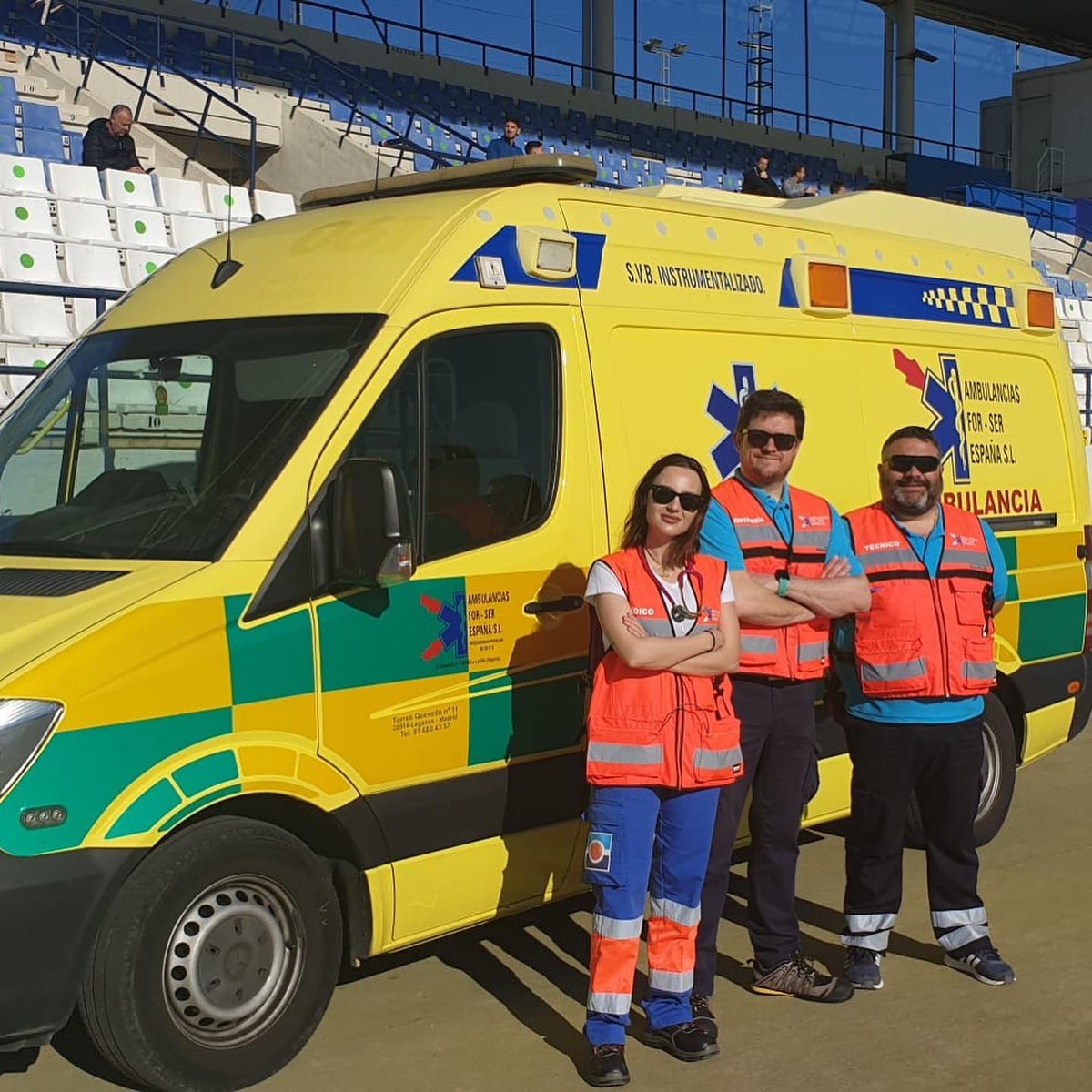 forser_amb's tweet photo. En estos días @ambulancias.forser cuidará de los opositores a #bombero en #sanfernando  preparados para brindar #atenciónsanitaria a opositores y asistentes de manera segura y confiable en caso de emergencia.

#ServicioPreventivo
#emergencias https://t.co/EIai5fGpGg