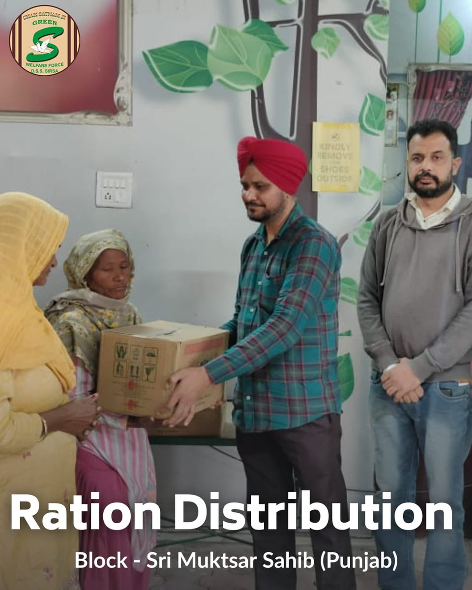 GreenSwelfares's tweet photo. Healthy nutritious food is basis of physical &amp; mental growth. #DeraSachaSauda volunteers are providing healthy food to the destitute through their #FoodDistribution initiative which has given the needy people a reason to live with a smile and work hard to become self sustained. https://t.co/SNCwndKNun