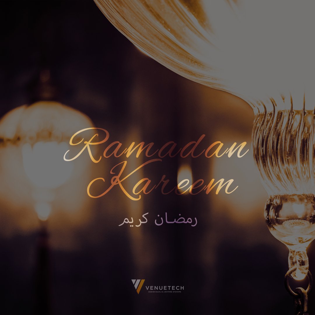 venuetech_'s tweet photo. Ramadan Kareem! Everyone at Venuetech wishes you and your loved ones a blessed Ramadan! https://t.co/Qw3ocLurA1