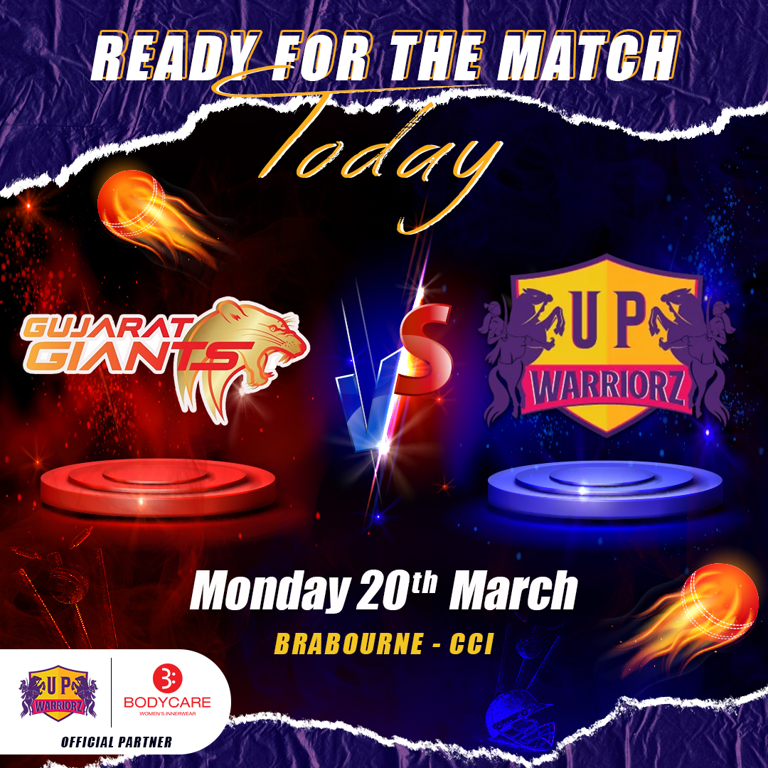 BodycareCreati1's tweet photo. Cheering up for UP Warriorz for their 6th match of WPL with  Gujarat Giants today, let us support our team and look forward to an amazing win at Brabourne CCI Stadium.
#loveyourbody #Bodycarecreations #UPWarriorz #WPL2023 #bodycare #bodyx #bodyactive #bodypositivity #bodypositive https://t.co/hNlC121hUr