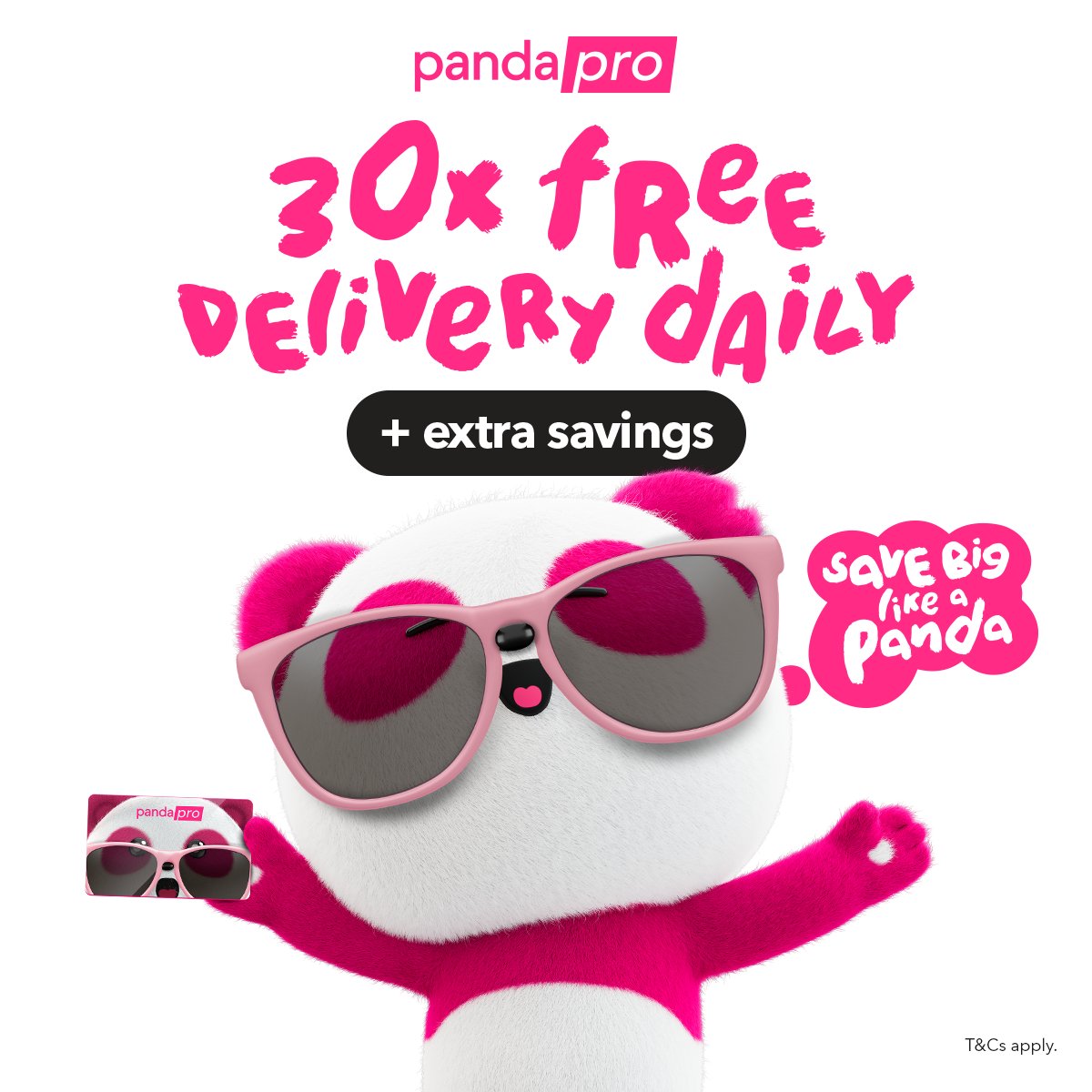 foodpanda PH on Twitter "What’s the deal? Daily savings with pandapro