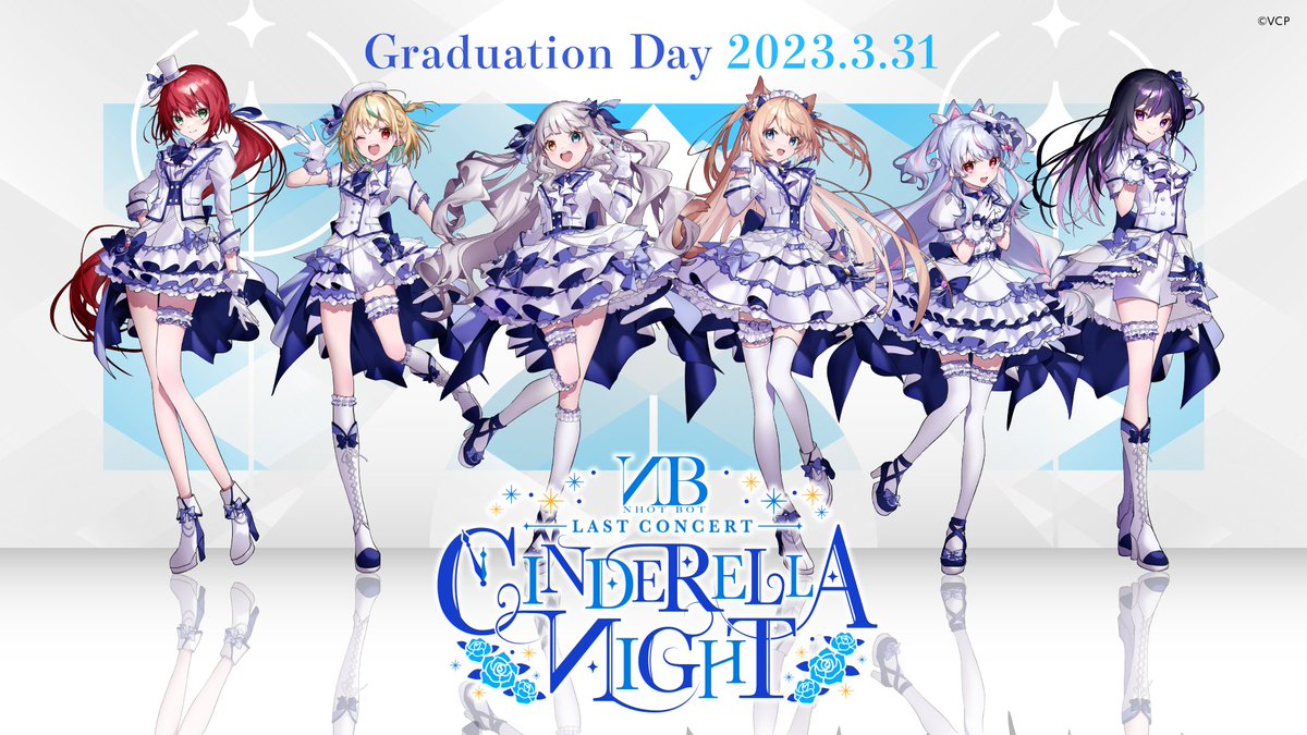 VCP_jp_'s tweet photo. 「NHOT BOT Last Concert -Cinderella Night- Graduation Day 2023」
を開催します。

全編無料、bilibiliにて配信。

3/31　日本時間22:30（中国時間 21:30）開演予定です。
https://t.co/ZMG1lMi0Rr

艦長（メンバーシップ）に登録いただくことでサイン色紙プレゼントの特典もございます！

#ノトボ https://t.co/YsSLK2iIt0