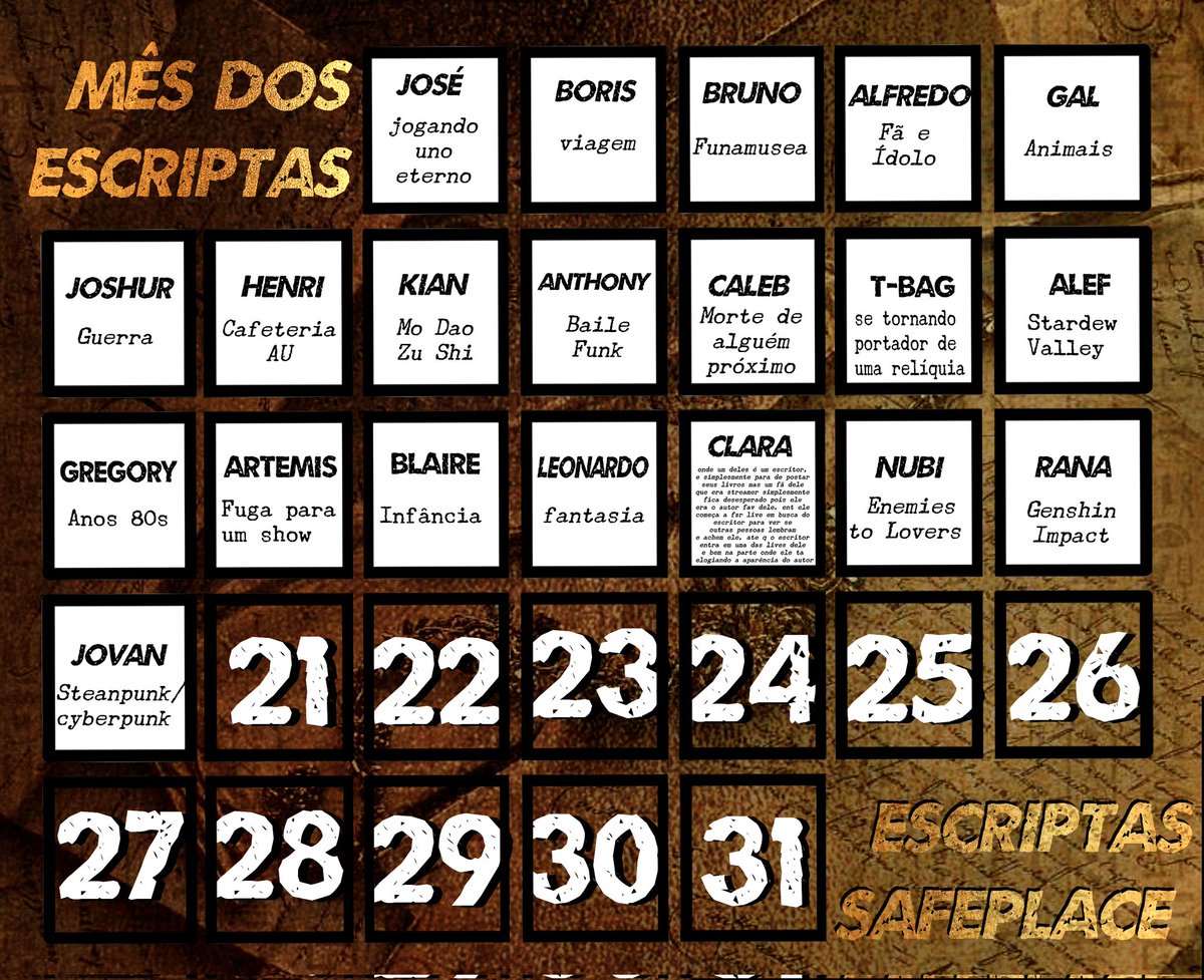 SAFESCRIPTA's tweet photo. DIA 20
Jรก passamos bastante da metade e eu sรณ digo uma coisa... ร mรชsinho complicado esse.
Interaรงรตes usando: #EscriptasStans #EscriptasMonth #EscriptaMonth https://t.co/zjt9JhTjjV