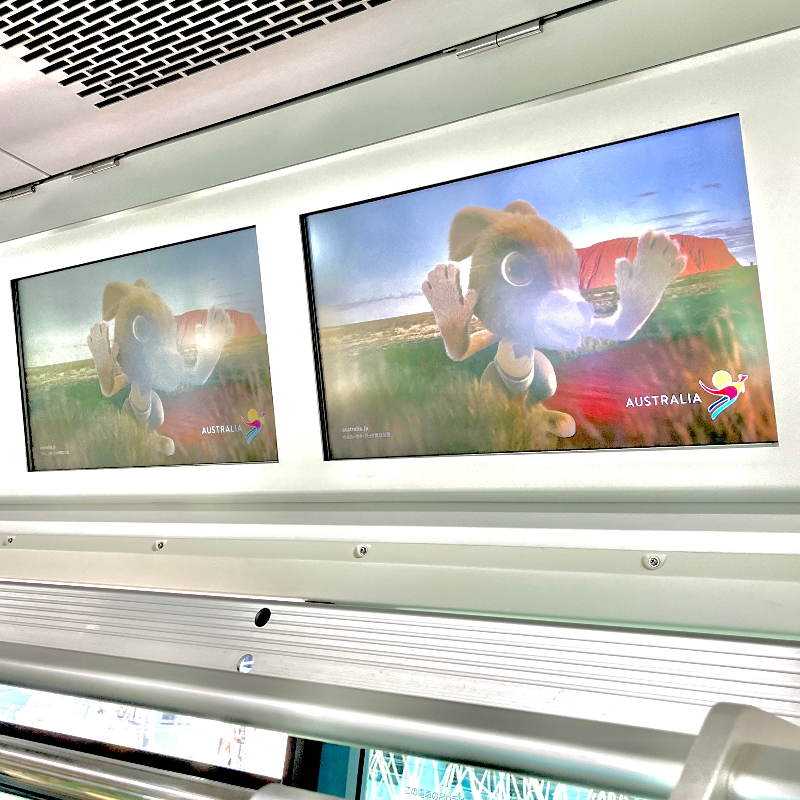 Go_Australia's tweet photo. 🚃山手線ジャック🦘
ついにオーストラリア政府観光局が山手線デビュー😎✌️既にご覧になったフォロワーさんはいますか⁉️
3/18から4/2までの期間限定で、11両1編成を丸ごとジャックしちゃいました😋
12種類のポスターやショートムービーを車内で放映したりと、まさに🇦🇺一色❤
見た人はコメ欄で教えてね🙋‍♀️ https://t.co/eHgfvQOJFj