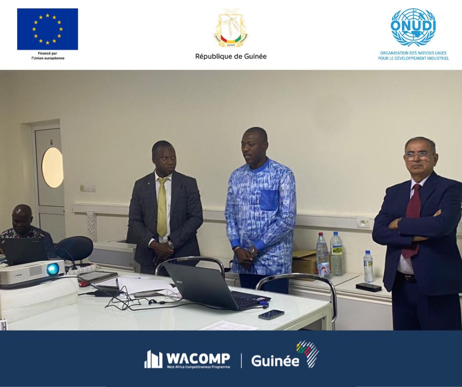 WACOMP_Guinea's tweet photo. 📍ONCQ de Matoto - 20/03 Lancement de la formation des techniciens du laboratoire dans le cadre de son accréditation ISO 17025/2017.
Pendant 1 mois, des experts du #Refila vont former et partager les outils applicables à la norme, à la métrologie
#Wacomp
💶@UEenguinee ⚙️@UNIDO https://t.co/VrVZZZ7EWG