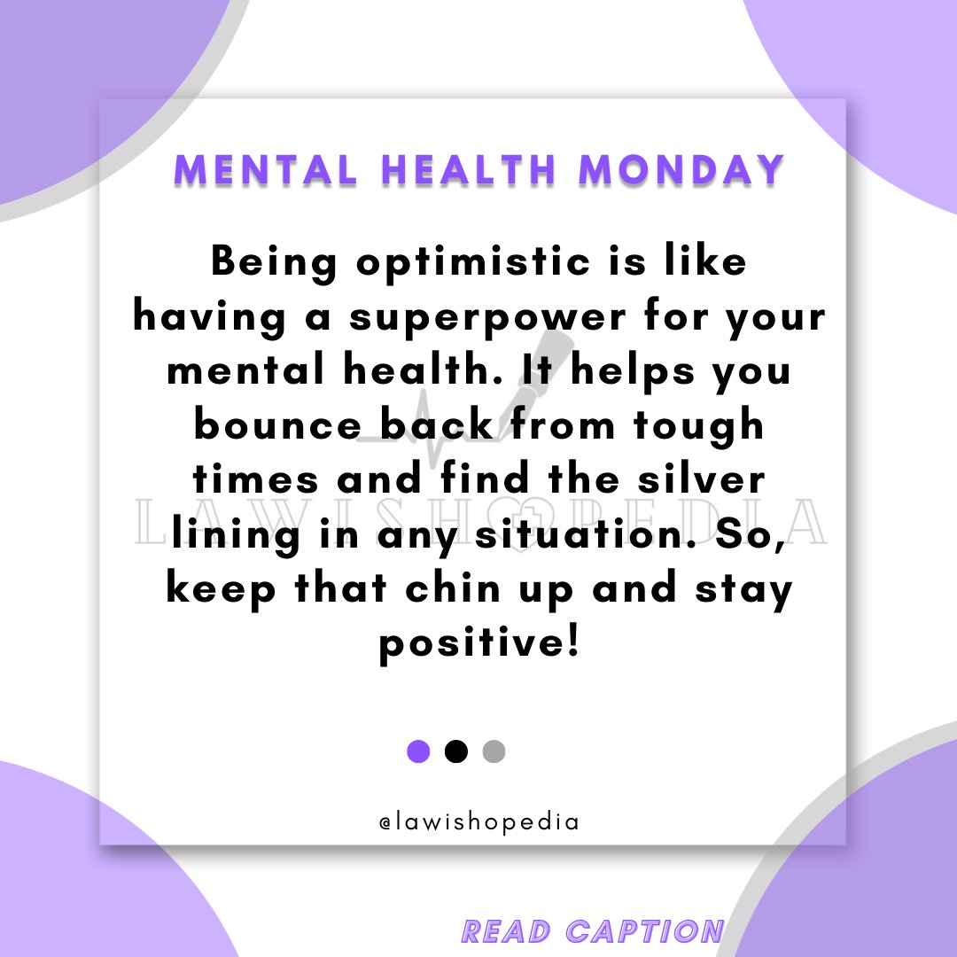 lawishopedia's tweet photo. Optimism is a seriously awesome way to take care of your mental health.
Here's how.
A 🧵 https://t.co/nQfVPnu6Wp