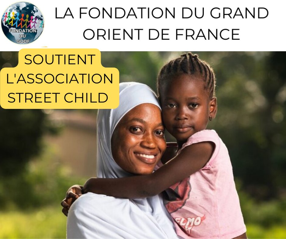 La Fondation du Grand Orient de France fondation-godf.org soutient l’association Street Child  street-child.fr qui aide les familles à créer ou à développer une petite entreprise pour leur donner les moyens de faire face  aux coûts de l'éducation de leurs enfants.