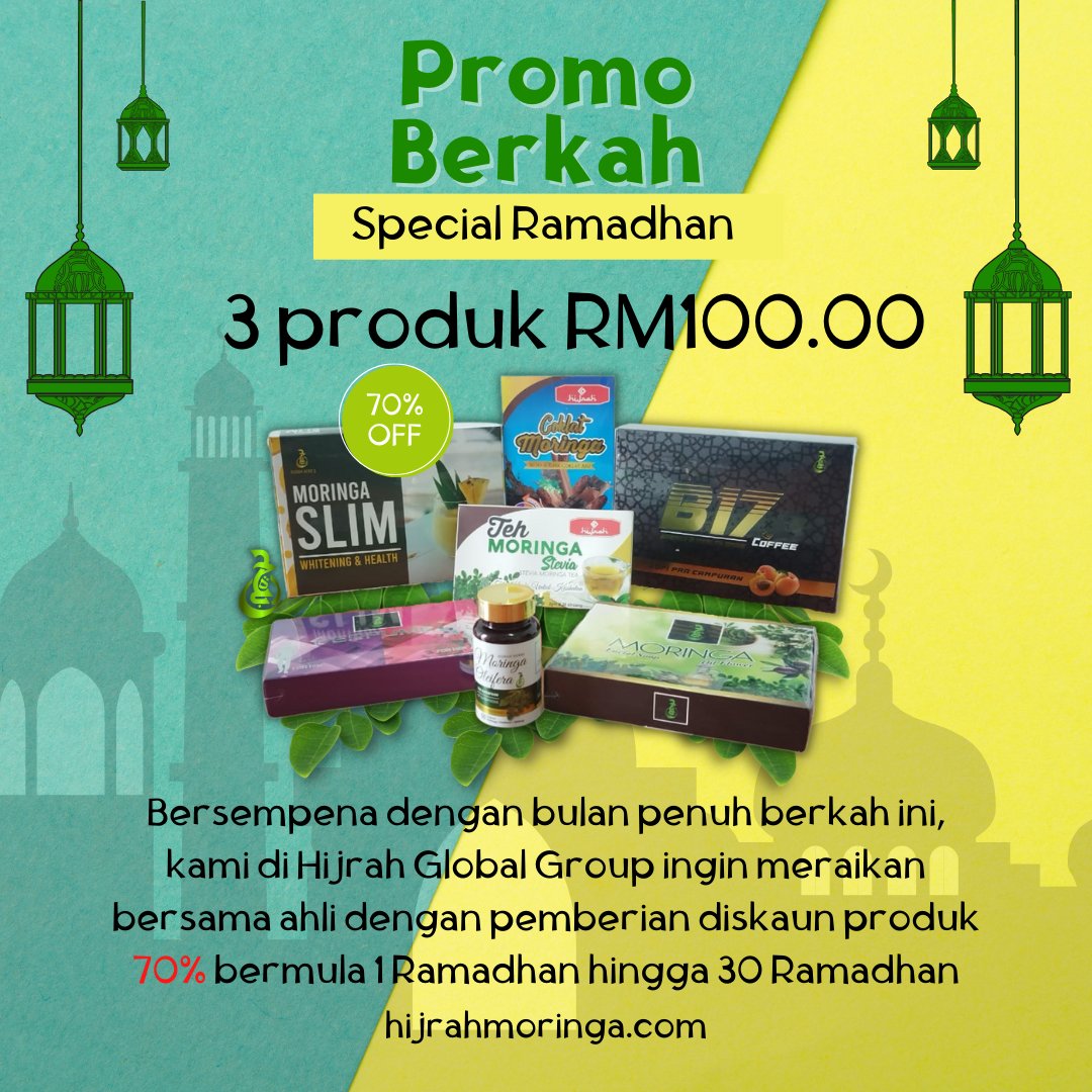 HijrahMoringa's tweet photo. Special promo ramadhan berkah https://t.co/XGfO1hM6f1