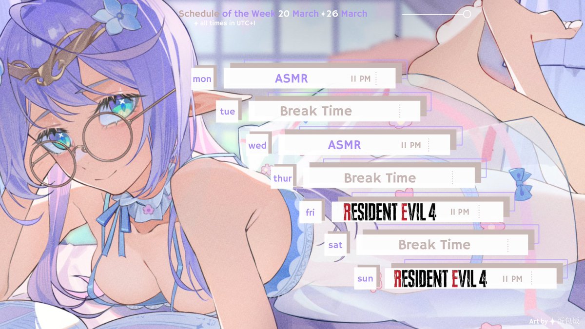 69__Eli's tweet photo. 🌼🔴Schedule for March 20 - March 26!
Twitch: https://t.co/POWgsHLp0p
Live tag: #Elilive https://t.co/3PB4Fj4IFV