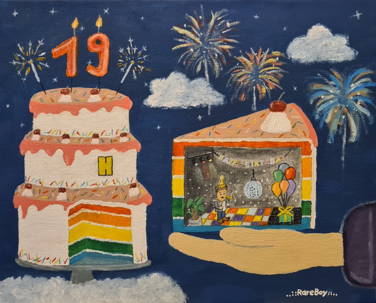 Die Jahre vergehen wie im Flug, Spiele kommen und gehen doch Habbo ist für die Ewigkeit! 
Zum 19. Geburtstag habe ich ein ganz besonderes Stück Torte für euch :)
Alles Gute! 🥳

..::RareBoy::..

#habbodegeburtstag #habbo #gaming #metaverse