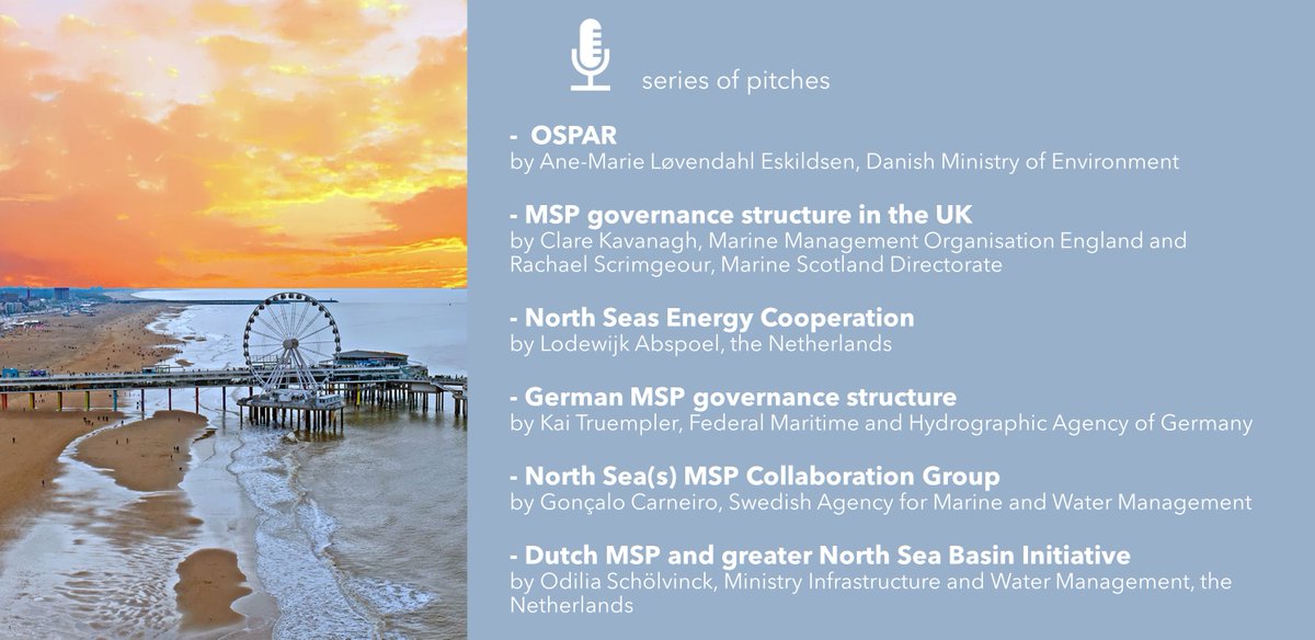 Fantastically insightful webinar🧐
As Larry Hildebrand framed it on #OceanGovernance   –  there is no shortage in actors and no shortage in collabs – so how to make it all &amp; #MSP even more efficient? especially when numerous challenges and opportunities (see 📸) to be embraced🤔  