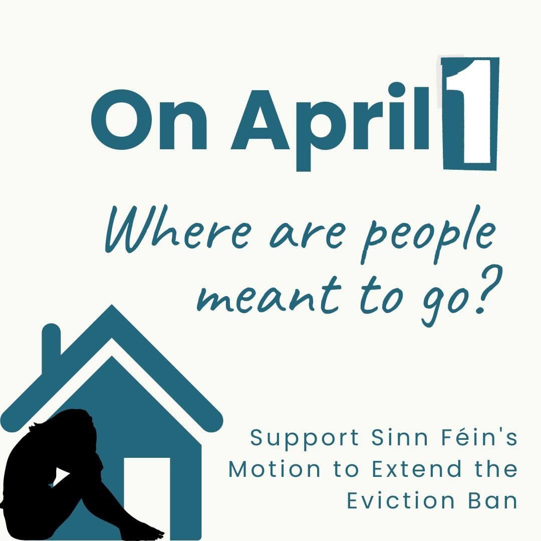 Availability of homes to rent are at an all-time low. House prices are sky high. Social housing waiting lists are bulging. Emergency accommodation at maximum capacity in many areas. Where are people meant to go? #ExtendTheEvictionBan