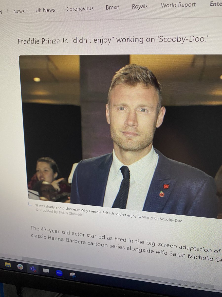 GeorgeWHall's tweet photo. @flintoff11 were you ever in Scooby Doo? 😂 saw this on my MSN news this morning 😂 https://t.co/KBKJgQ9qYW