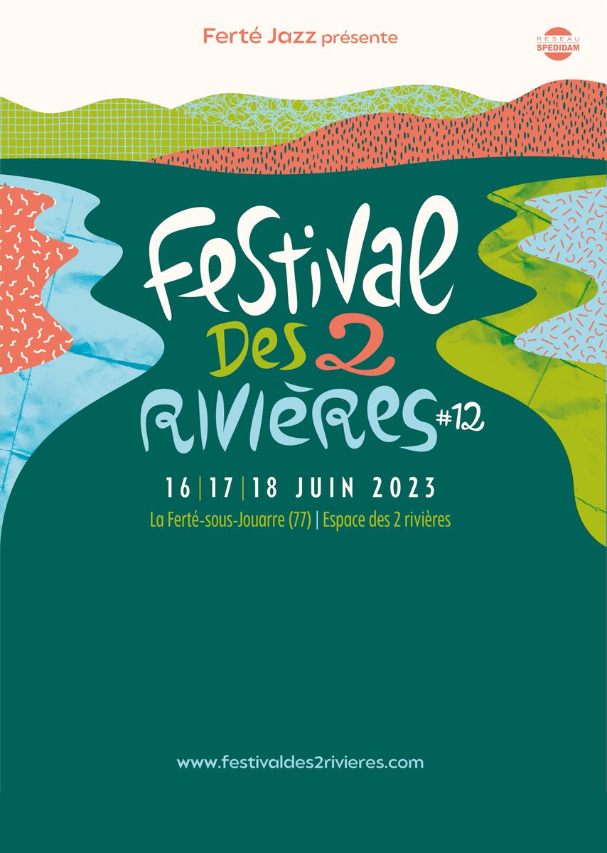 FERTÉ JAZZ FESTIVAL DEVIENT LE FESTIVAL DES 2 RIVIÈRES !
RDV du 16 au 18 juin à <a href="/LFSJ77/">LaFerté-sous-Jouarre</a>  !
Programmation à venir, stay tuned...
Graphisme : Antoine Gadiou
