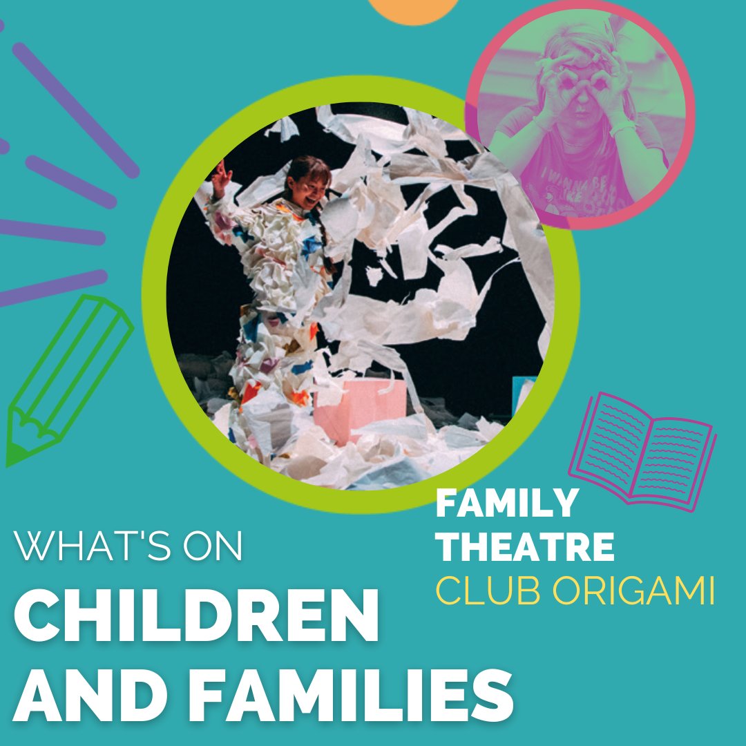 All new family theatre is coming to Beeston and West Bridgford libraries this April! 🎭 Dance, fashion, live music, and the magic of origami come together for an inspiring adventure in a land of paper and play. Don't miss out! Book here 👉 bit.ly/40fnBiH