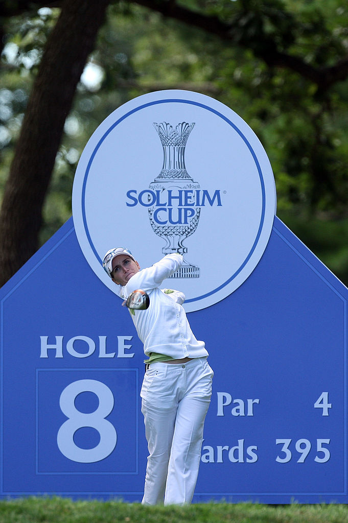 Diana Luna in azione alla Solheim Cup 2009 🤩

#golf #federgolf #sport