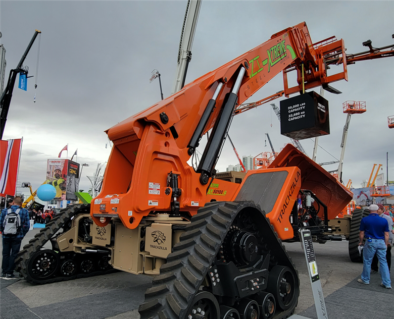 equipment_times's tweet photo. ‘Trackzilla’ telehandler makes its debut

Xtreme #Manufacturing is debuting new additions to its line-up of telehandlers at trade show ConExpo-Con/Agg, including the XR50100-G tracked telehandler ‘#Trackzilla’.
#constructionequipment #infrastructurenews #materials #machine https://t.co/0w3ENrGqj8