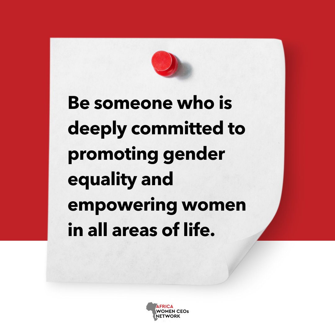 Gender equality starts with individuals who are dedicated to promoting & empowering women. It starts with you!

#AWCN #AWCNCommunity #Womeninleadership #DEI #genderequality #empoweringwomen #womenempowerment #mondayquote #mondaymotivation #womensnetworking