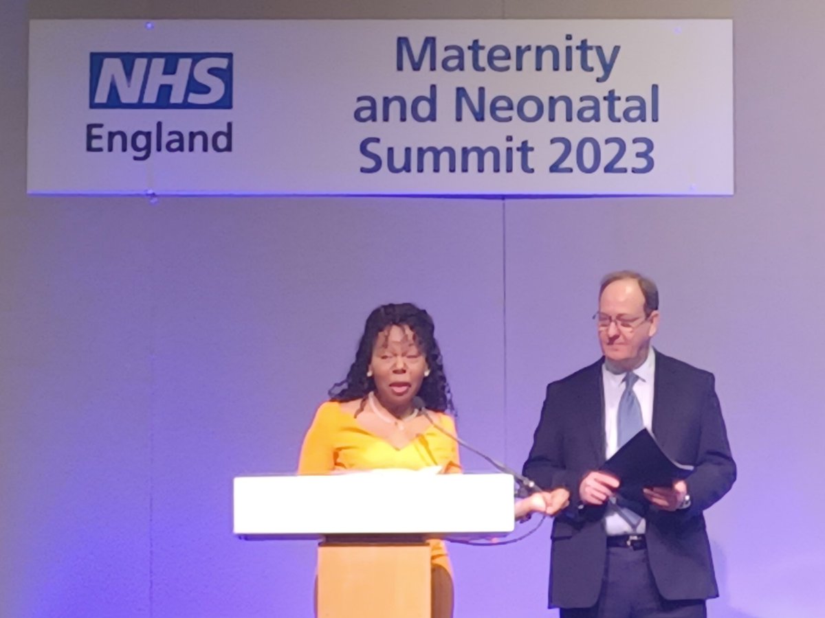 Excited to be taking part in the #MatNeoSummit2023 to look at how to improve maternity and neonatal care and being inspired by national experts and our service users. @WhitHealth @WhittingtonMVP @NHSEngland @TeamCMidO @katebrintworth @MidwivesRCM @Helen_Brown_WH @Yanarichens