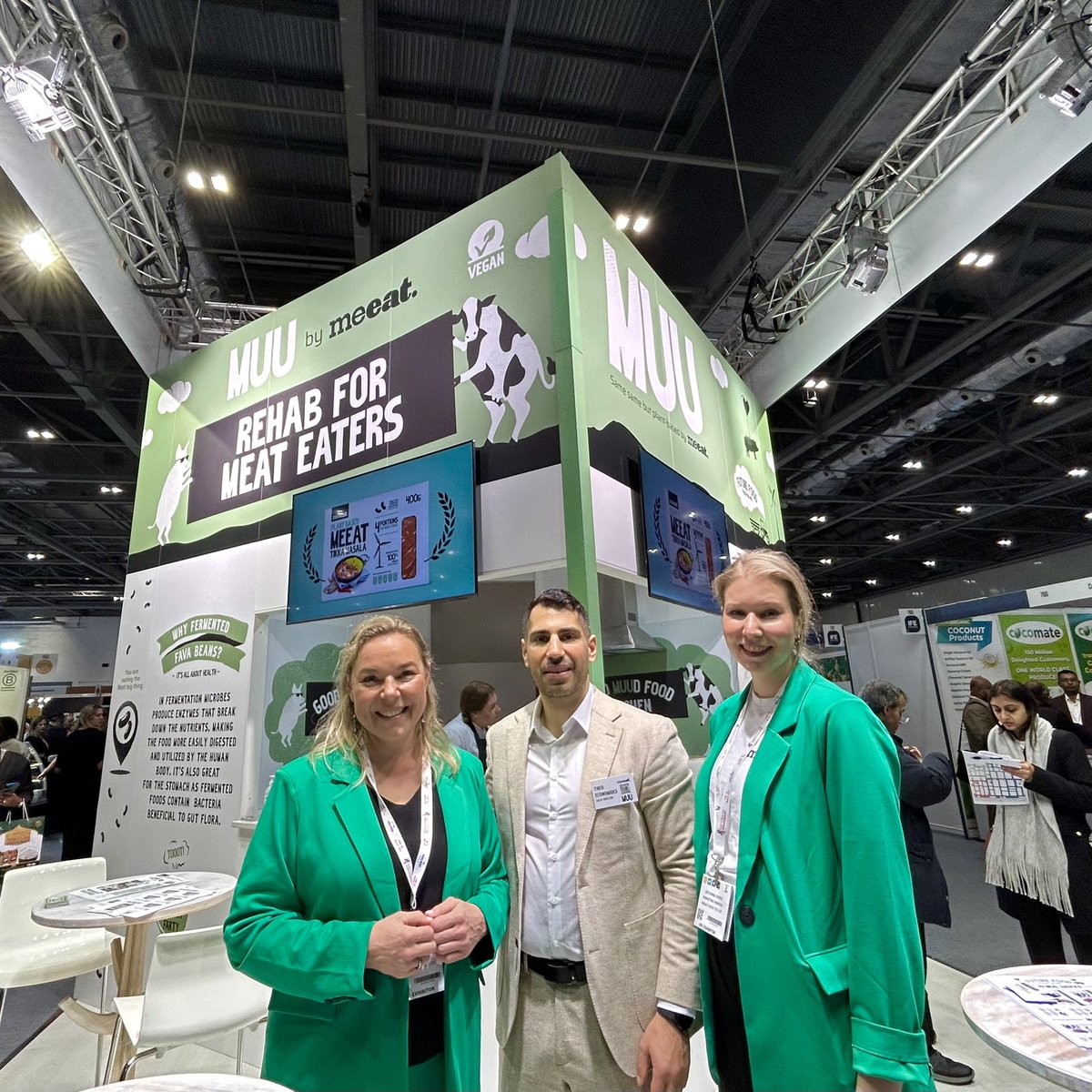 Visit stand 959 at <a href="/IFE_Event/">IFE_Event</a> and try delicious #plantbased food from Meeat Food Tech. 

#everyonewillbethere @muutosruoka #vegan #plantbased <a href="/ExCeLLondon/">Excel London</a>