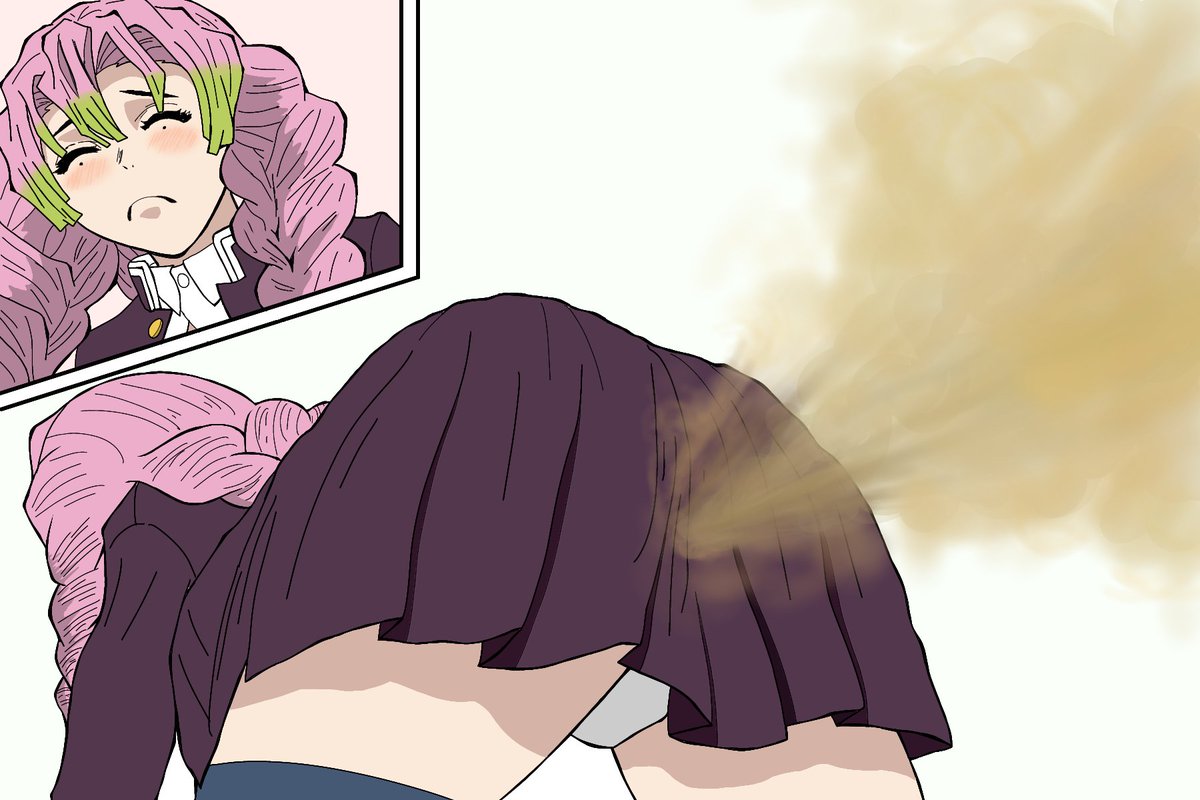 Mitsuri: I need to fart...
#girlfart #animefart #オナラ #おなら