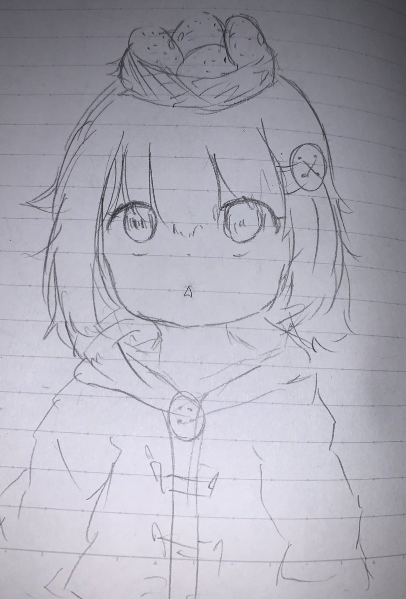 旅行先、暇すぎて落書きをしていました✍️ 